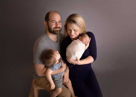 Professional Family Pictures - Zesty Orange Photography by Olesya Redina