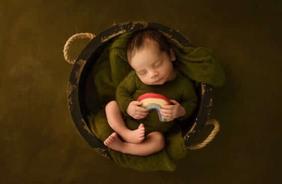 Austin Newborn Photographer - Zesty Orange Photography by Olesya Redina